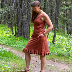 SALE - Hemp Larkspur Dress