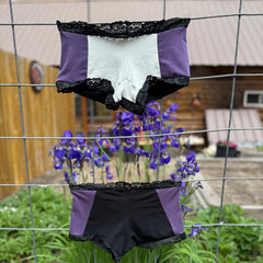 SALE - S - Soy Luscious Boy-Short Acro Undies - Organic Underwear