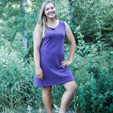 SALE - XS - Organic Soy Aster Tank Dress