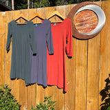 SALE - XS, S - Organic Soy Aster Autumn Dress