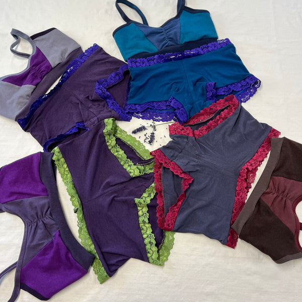 Soy Luscious BoyShort Undies Organic Underwear Intertwined Designs