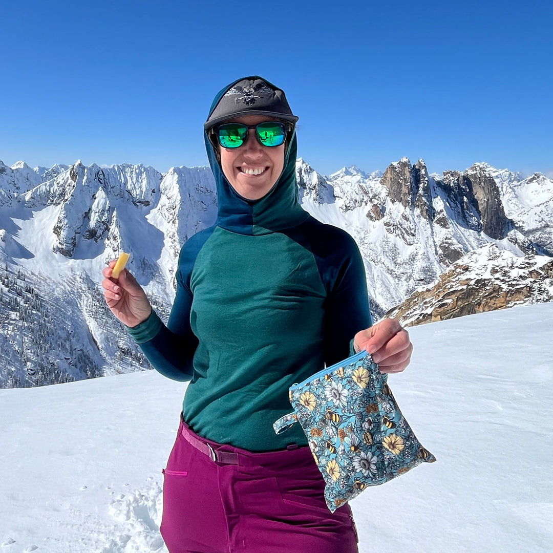Re-Usable snack and food bag, eco friendly accessory 