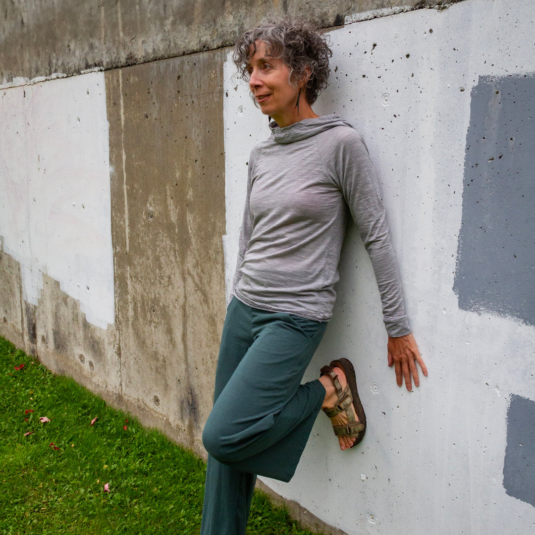 Merino Wool Cowl Hoodie