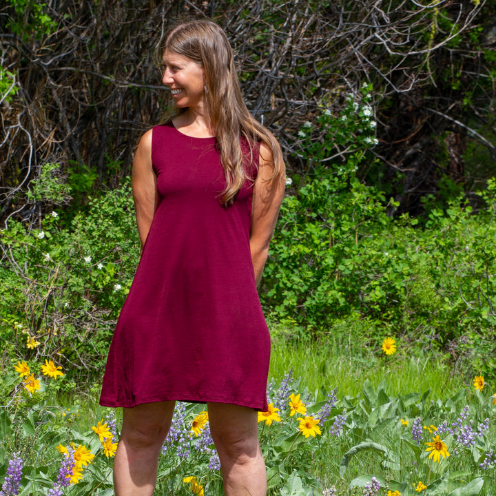 SALE - XS, XL - Merino Wool Aster Tank Dress
