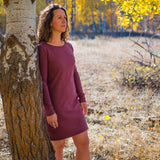 Hemp Autumn Dress ~ Long Sleeve