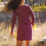 Hemp Autumn Dress ~ Long Sleeve