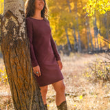 Hemp Autumn Dress ~ Long Sleeve