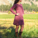 Hemp Autumn Dress ~ Long Sleeve