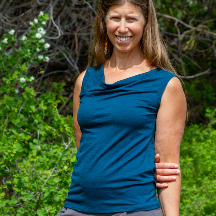 Merino Wool Lupine Cowl Tank