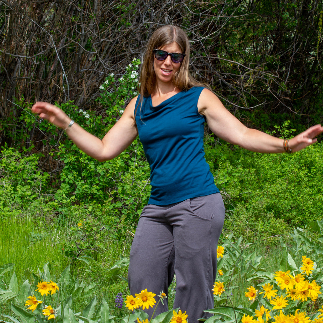 Merino Wool Lupine Cowl Tank