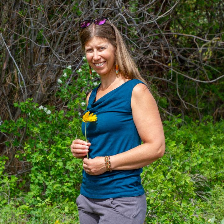 Merino Wool Lupine Cowl Tank