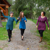 Merino Wool Aster Tunic Dress - Long Sleeve