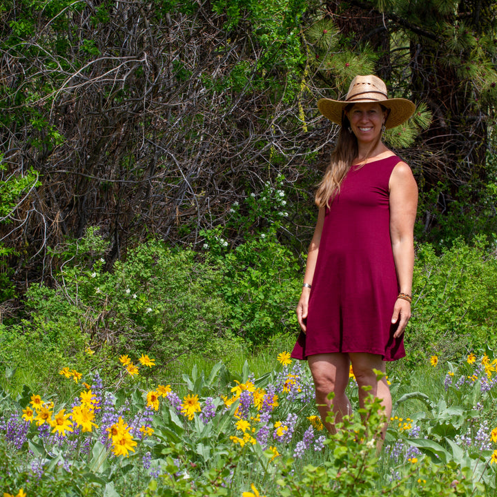 SALE - XS, XL - Merino Wool Aster Tank Dress