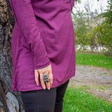 Merino Wool Aster Tunic Dress - Long Sleeve