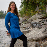 Merino Wool Aster Tunic Dress - Long Sleeve