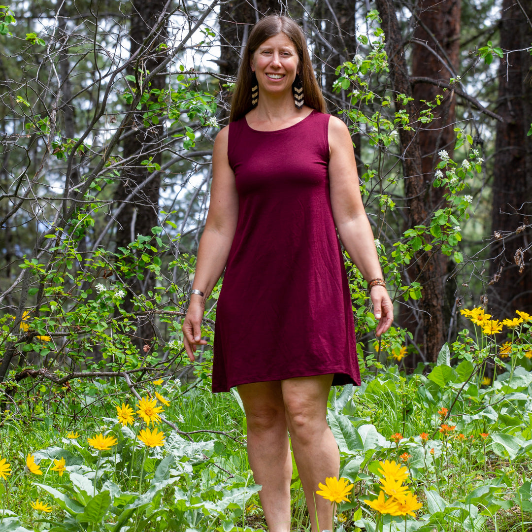SALE - XS, XL - Merino Wool Aster Tank Dress