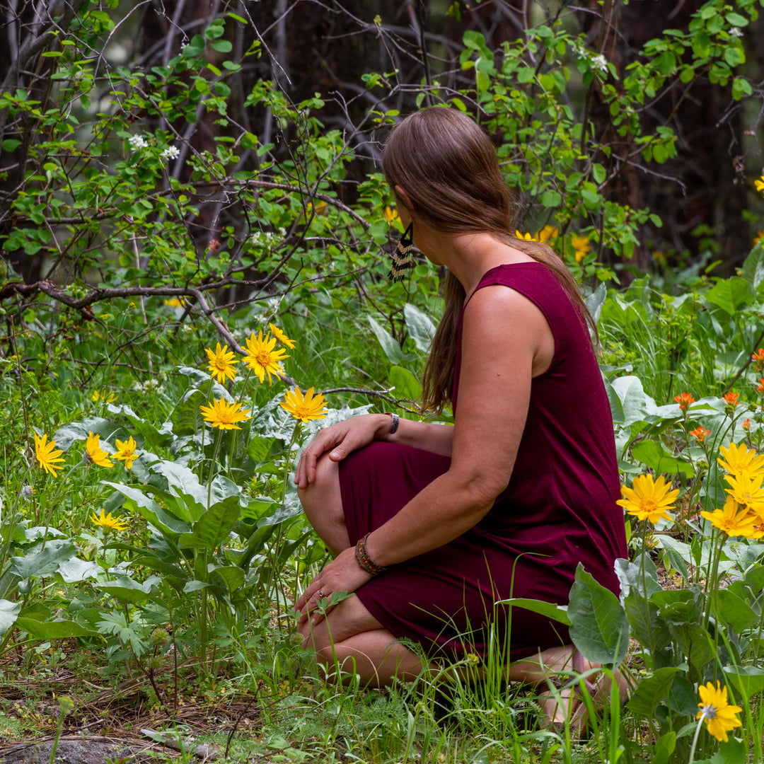 SALE - XS, XL - Merino Wool Aster Tank Dress