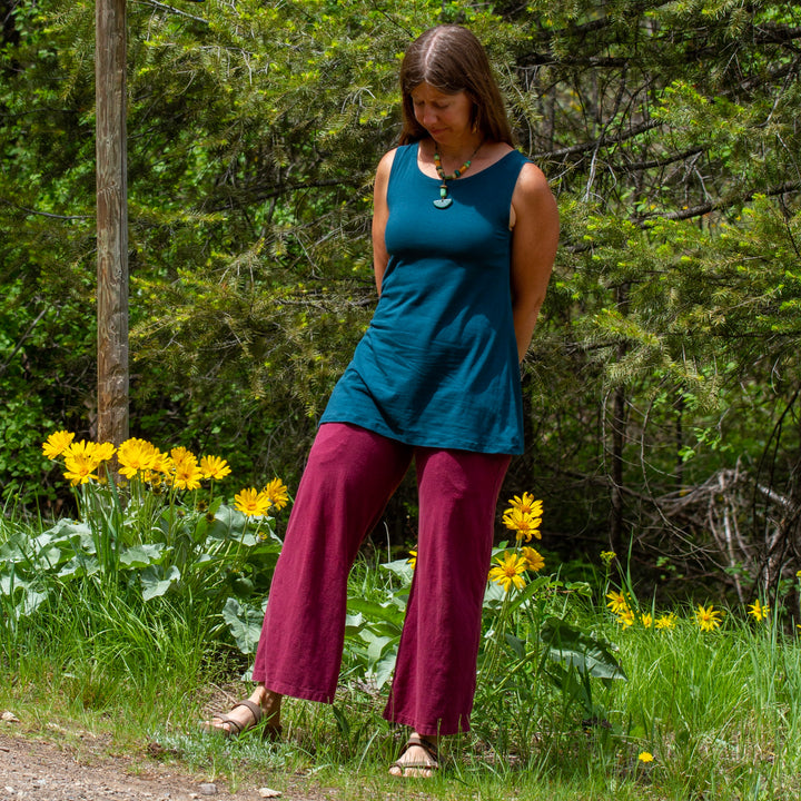 SALE - Organic Soy Aster Tunic Shirt