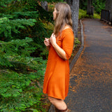 Merino Wool Aster Autumn Dress
