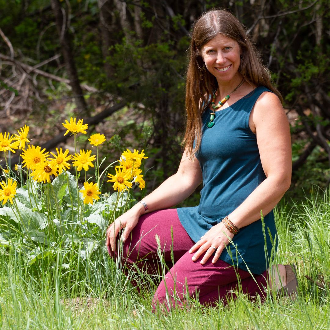 SALE - Organic Soy Aster Tunic Shirt