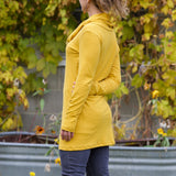 Hemp Simple Cowl Tunic Dress