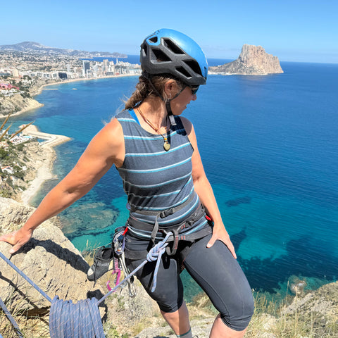 Merino Wool Escalada Striped Tank Top
