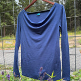 Merino Wool Lupine Long Sleeve Shirt