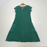 SALE - M - Hemp Elven Pocket Dress