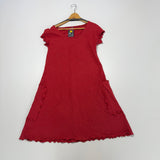 SALE - M - Hemp Elven Pocket Dress