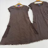SALE - M - Hemp Elven Pocket Dress