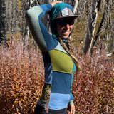 Women's Merino Wool Spontaneity Hoodie - Small - Blue