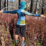 Women's Merino Wool Spontaneity Hoodie - Small - Blue