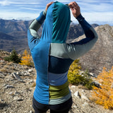 Women's Merino Wool Spontaneity Hoodie - Small - Blue