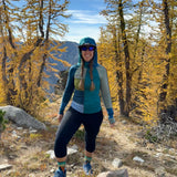 Women's Merino Wool Spontaneity Hoodie - Small - Blue