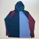 Women's Merino Wool Spontaneity Hoodie - Medium - Blue/Purple
