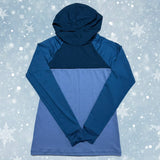 Women's Merino Wool Spontaneity Hoodie - Blues