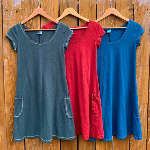 SALE - Hemp Simple Pocket Dress