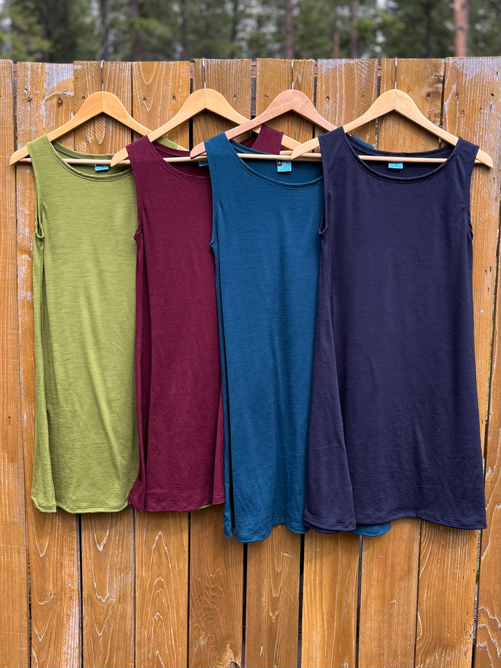SALE - XS, XL - Merino Wool Aster Tank Dress