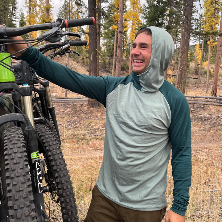 Merino Wool Trail Breaker Hoodie - Stripes - Men/Unisex Sizing