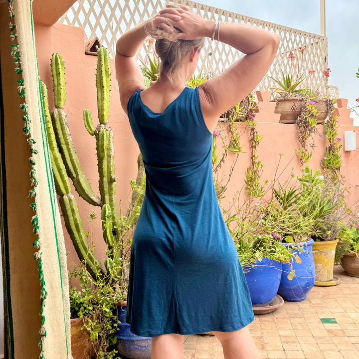 Merino Wool Dress - Lupine Tank Dress
