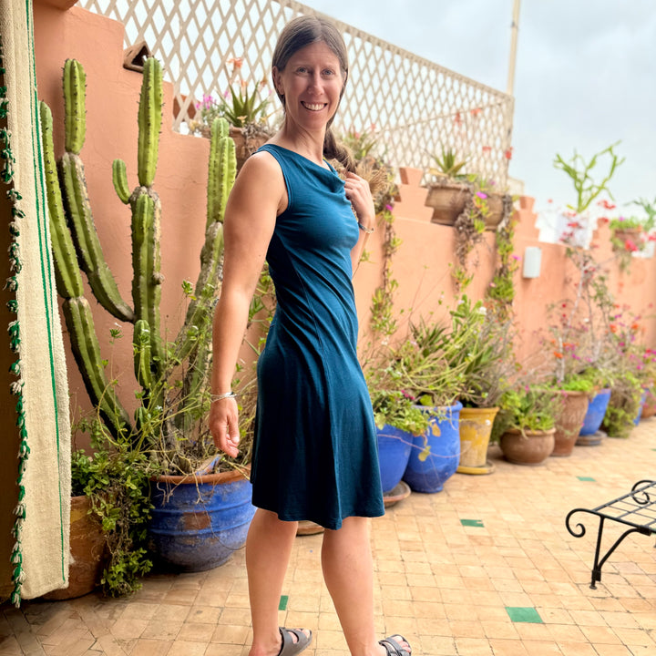 Merino Wool Dress - Lupine Tank Dress