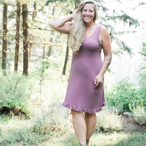 SALE - Hemp Larkspur Dress