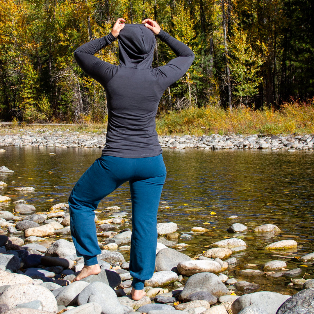 Merino Wool Cowl Hoodie
