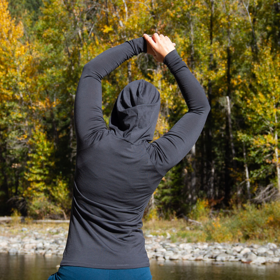 Merino Wool Cowl Hoodie