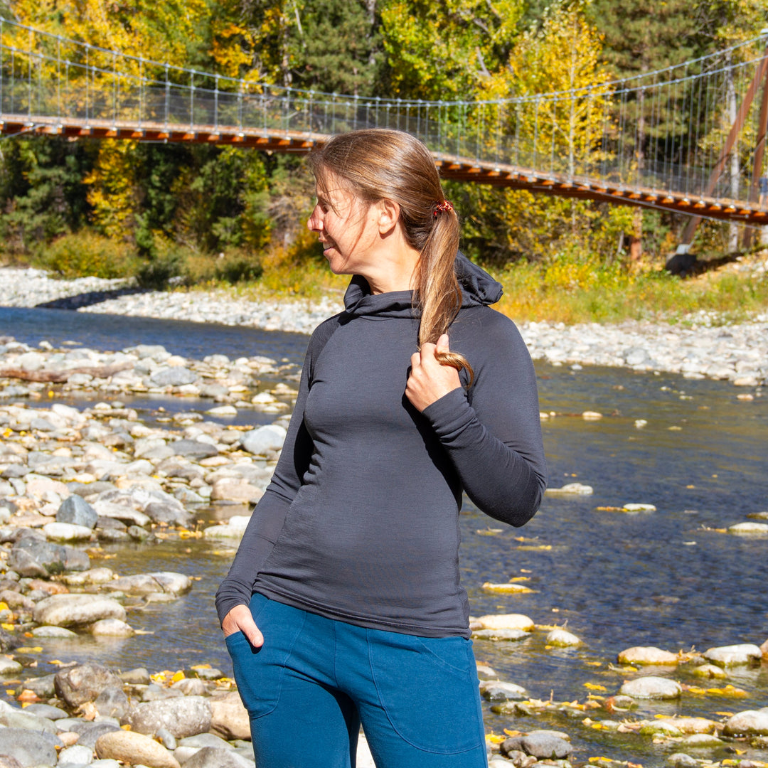 Merino Wool Cowl Hoodie