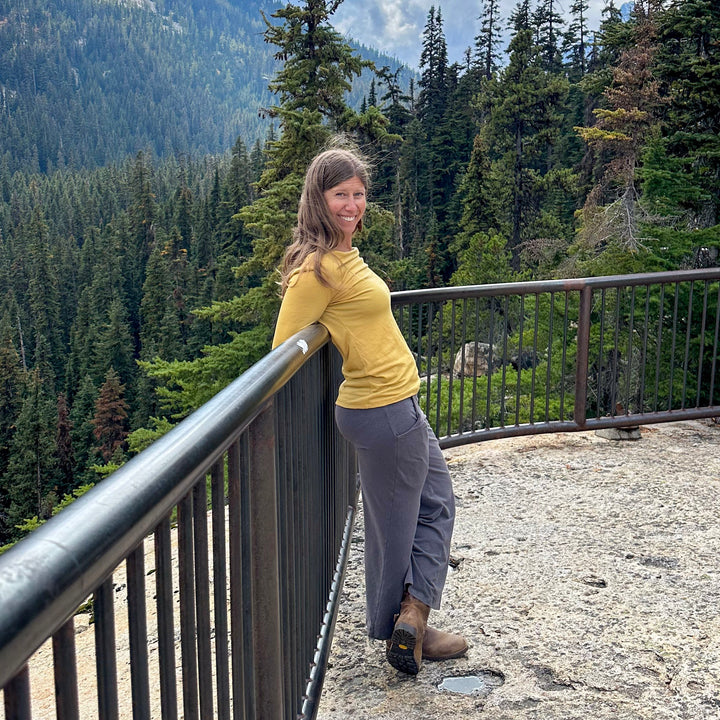 Merino Wool Lupine Long Sleeve Women&