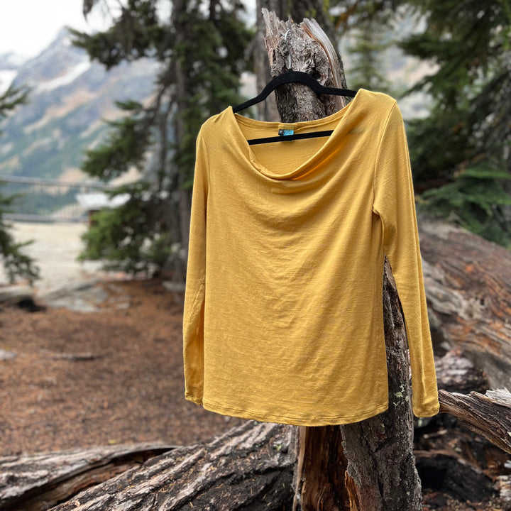 Merino Wool Lupine Long Sleeve Women&