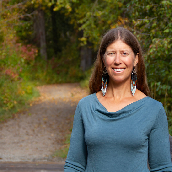 Merino Wool Lupine Long Sleeve Women&