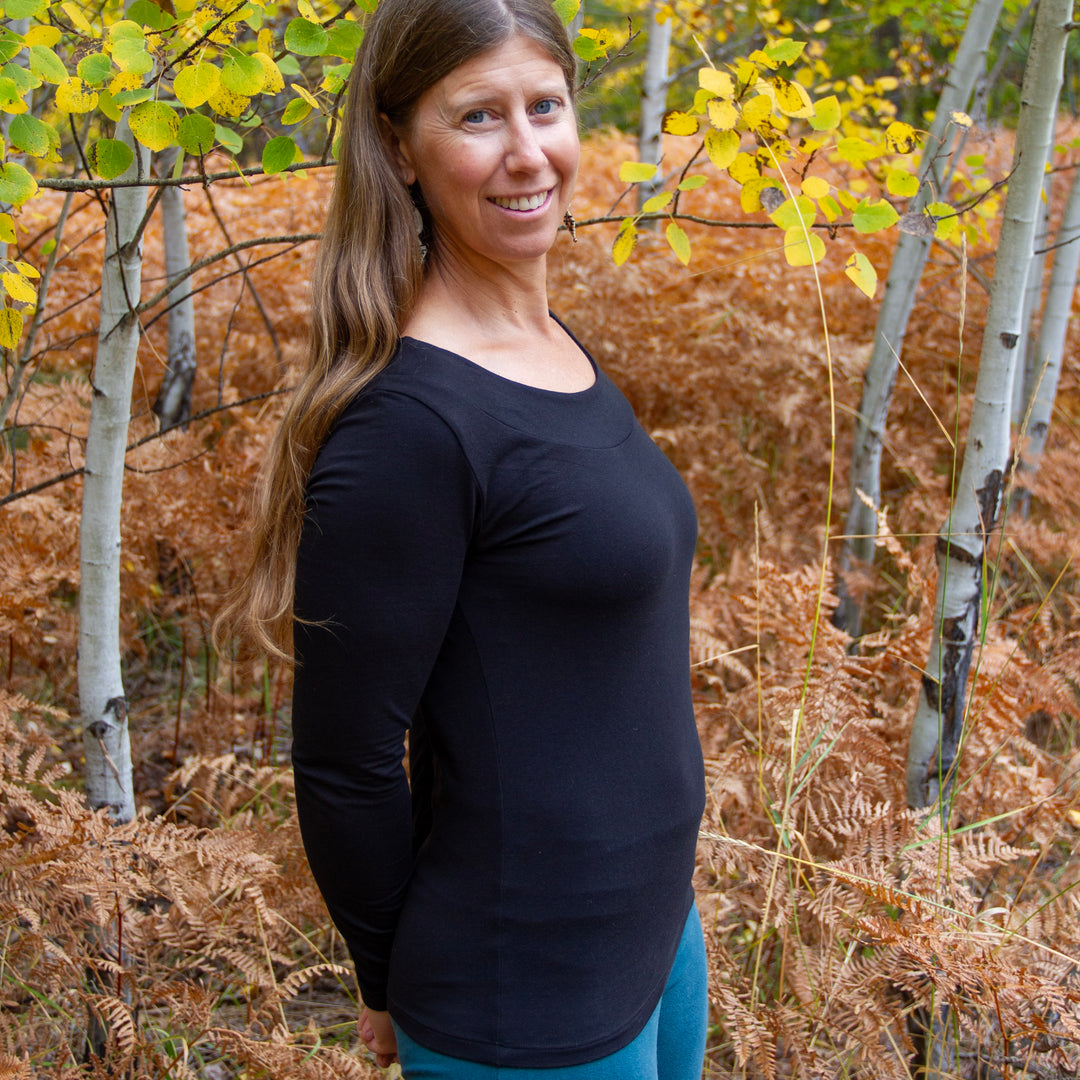 Organic Cotton &amp; Soy Long Sleeve Hazel Shirt