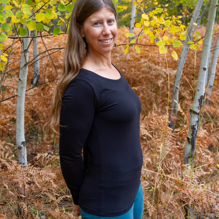 Organic Cotton &amp; Soy Long Sleeve Hazel Shirt